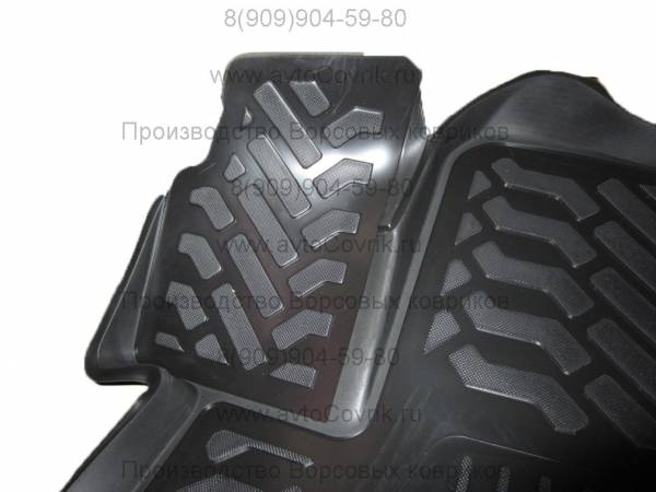 Коврики в салон Renault Master 3 (Рено Мастер 3) 3D с бортиком